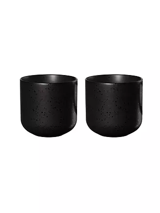 ASA SELECTION | Teebecher Set 2er Coppa 0,2l  Kuro/Schwarz | 